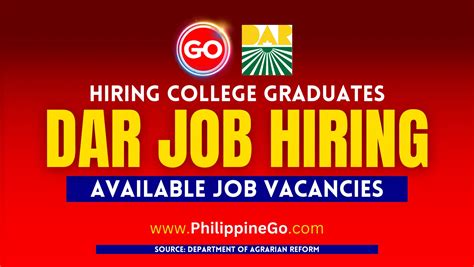 dar hiring region 6 2024|DAR Job Vacancies, Open for College Graduates with 69 Vacant Positio.